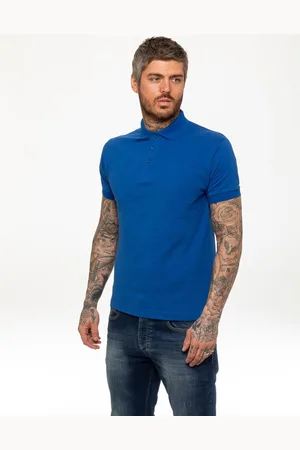 Enzo Kruze Herren Kurzarm-Poloshirts