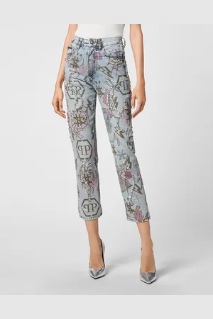 Philipp Plein Jeans Boyfriend Fit Monogram