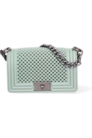 MARC ELLIS Handtasche Frauen LIGHT GREEN AND SILVER