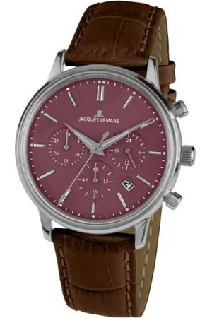 Jacques Lemans Herrenuhr Quartz Silber