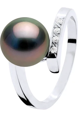 Diadema Ring - Diamant - Tahiti-Perle - Weiß - Weißgold