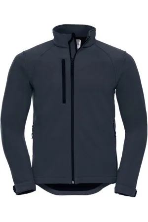 Russell Athletic Russell Mens Water Resistant & Windproof Softshell Jacket (French Navy)