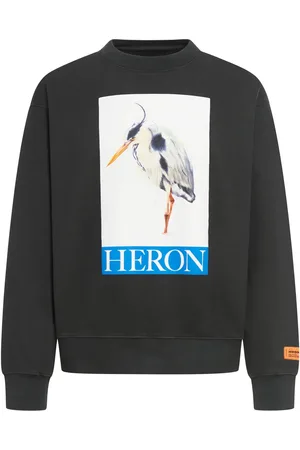 Heron Preston Bird Painted Rundhals-Sweatshirt in