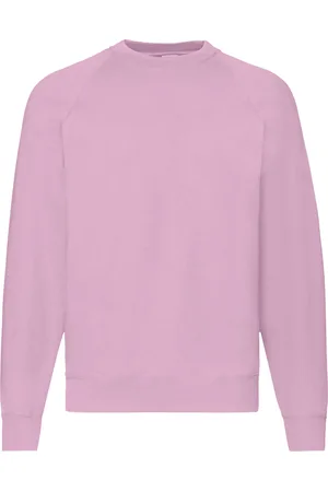 Fruit Of The Loom Herren Raglan-Ärmel Belcoro® Sweatshirt (Hellrosa)