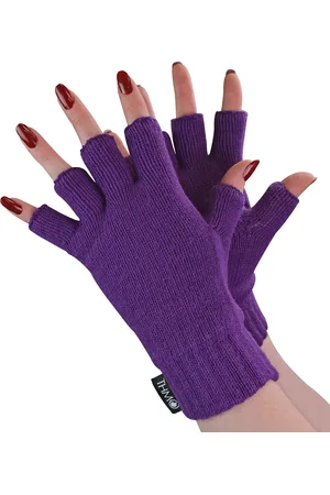 THMO Ladies Thermal Fingerless Gloves | | Winter Fleece gefüttert Soft Thinsulate Handschuhe für Frauen