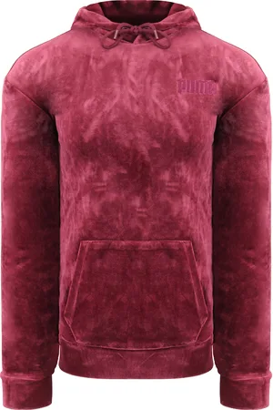PUMA Bestickte Frauen Weinrot Red VeloR Hoodie