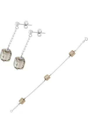 ORPHELIA Damen-Set aus 925er Sterlingsilber: Armband + Ohrringe – SET-5558