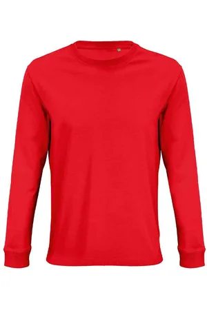 Sols Unisex Pioneer Langarm-T-Shirt aus Bio-Baumwolle für Erwachsene (leuchtend )