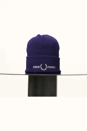 Fred Perry Fredperry Fp Grafik Beanie Lila Kopfhörer