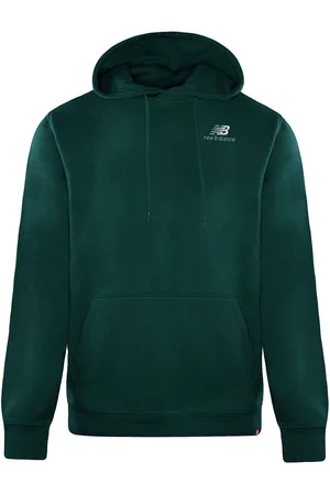 New Balance Neues Gleichgewicht langer Pullover Teal Mens Essentials gesticktes Hoodie MT11550 TKK
