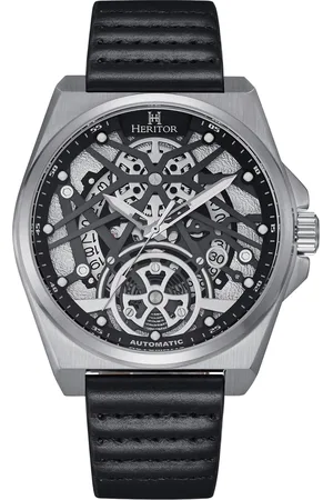 heritor automatic Automatische Romero-Heritor-Uhr mit Lederarmband