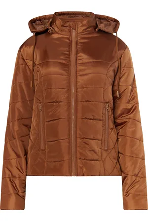 myMo Leicht wattierte Jacke Damen hellbraun