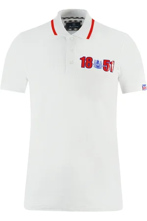 Aquascutum London 1851 Weißes Poloshirt