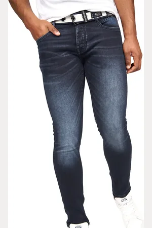 Crosshatch "Barbeck" Jeans für Herren (Dunkelblau)