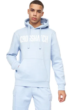 Crosshatch "Holdouts" Kapuzenpullover für Herren (Hellblau)
