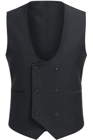 Allthemen Zweireihige Weste in Slim Fit in