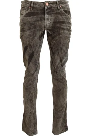 ACHT Gewaschene Slim-Fit-Jeans aus Baumwollcord