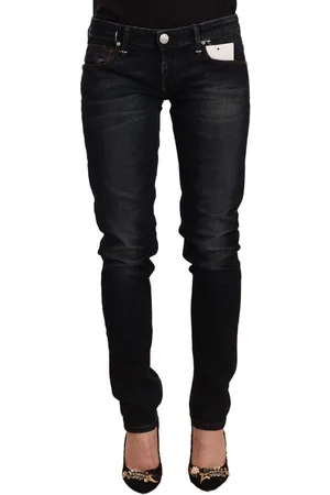 ACHT Gewaschene Baumwoll-Slim-Fit-Denim-Jeans