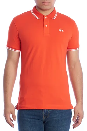 La Martina Slim Fit Kurzarm-Poloshirt TMP007-PK001 Herren