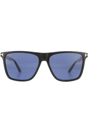 Tom Ford Sonnenbrille Fletcher FT0832 01V Glänzend Blau