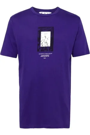OFF-WHITE Paint Mirror Logo Slim Fit T-Shirt