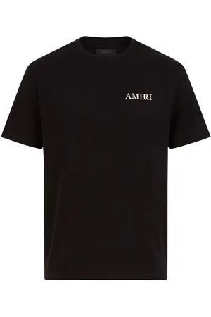 AMIRI Schwarzes T-Shirt mit -Puff-Logo