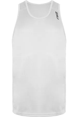 2XU BSR Active Singulet Mens White Top