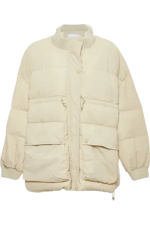 myMo Jacke Damen Wollweiß