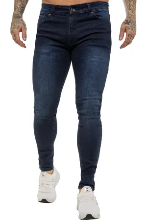 Enzo Herren Skinny Super Stretch Denim Jeans