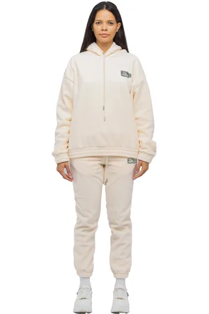 Tom Barron Damen-Fleece-Trainingsanzug mit Abzeichen