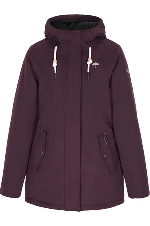 Schmuddelwedda Winterjacke Damen dunkelviolett