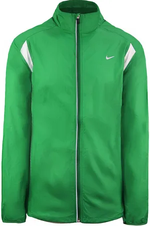 Nike Logo Langarm Zip Up Green Herren Leichte Jacke 320829 378