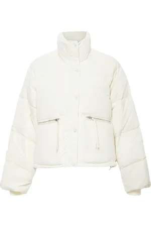 myMo Jacke Damen Wollweiß