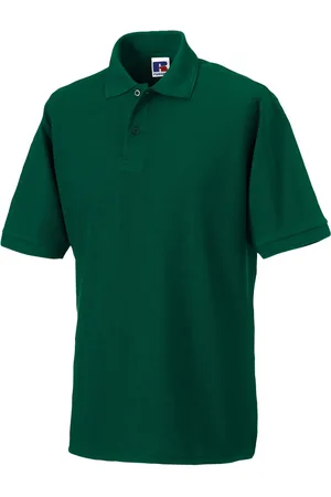 Russell Athletic Russell - Poloshirt Strapazierfähig für Herren (Flaschengrün)