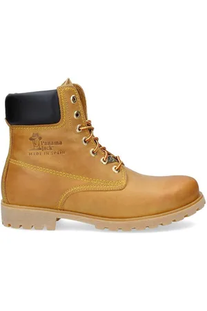 Panama Jack 03 C1 Herrenstiefel, braunes wasserdichtes Leder, zum Schnüren, Wander-Knöchel-Chukka