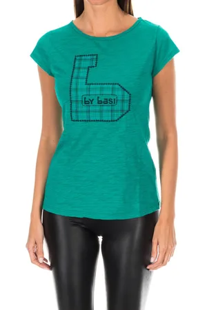 Armand Basi Damen Kurzarm-T-Shirt mit Rundhalsausschnitt ADM0099