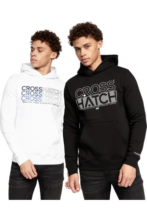 Crosshatch "Englow" Kapuzenpullover für Herren (2er-Pack) ( /Weiß)
