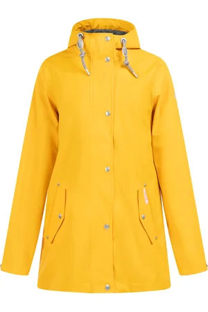 myMo Regenjacke Damen sonnengelb