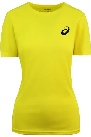 Asics Logo Gelbes Damen-T-Shirt