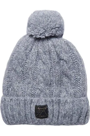 Superdry Zopfmütze aus Tweed