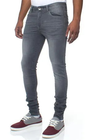 Enzo Herren Skinny Super Stretch Denim Jeans