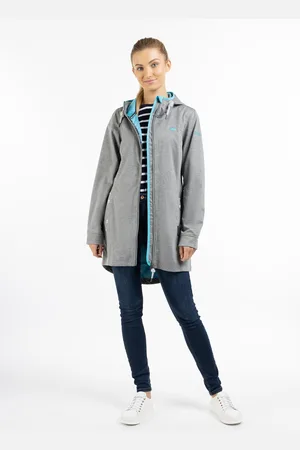 Schmuddelwedda Funktionsjacke Damen Melange Dunkelaqua