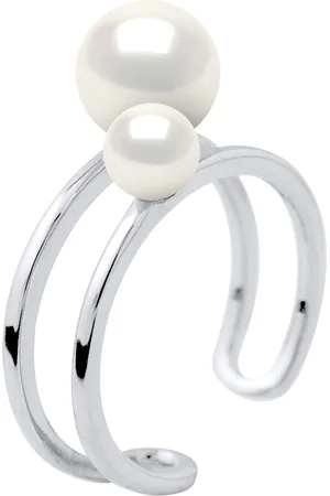 Diadema Ring DUO - 2 echte Süßwasserperlen