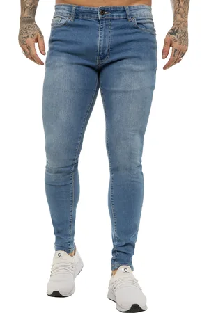 Enzo Herren Skinny Super Stretch Denim Jeans