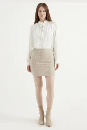 HERITA Minirock aus Tweed
