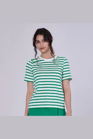 S.J. Gestreiftes T-Shirt aus Baumwolle