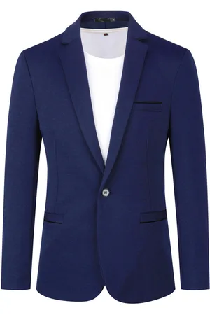 Allthemen Herren Anzugjacke Slim Fit Mantel Business Alltag Blazer