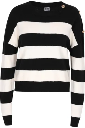 Dreimaster Pullover Damen Wollweiss