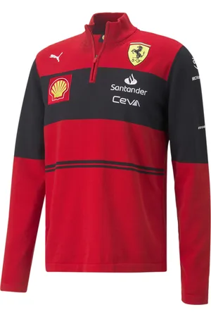 PUMA Scuderia Ferrari Herren Red Strick -Pullover