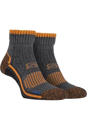 Storm Bloc Herren Baumwolle reichen hohe Knöchel Länge Wandern Trekking Socken